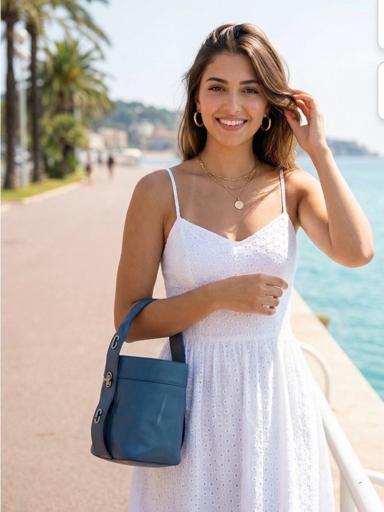 Handbags - Marc Jacobs The Dual Small Bucket Bag in Blue Sea 🌊 Gorgeous NWOT